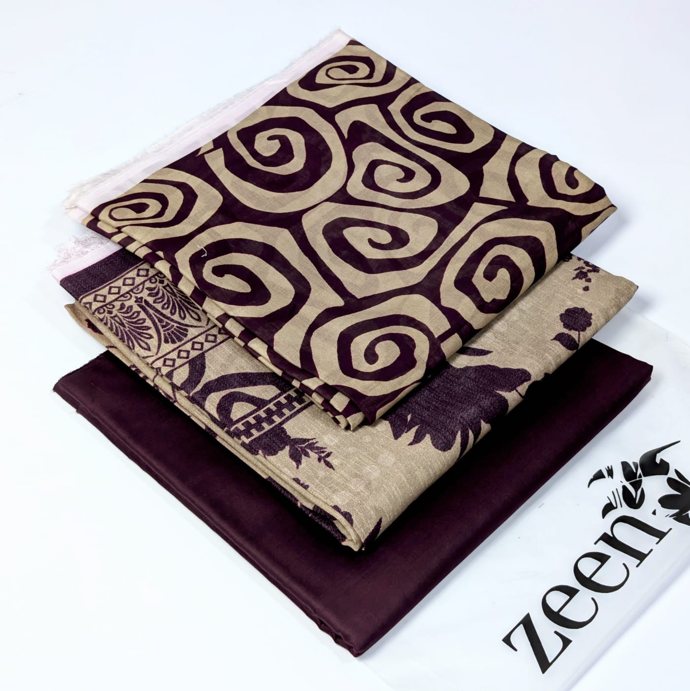 Zeen Printed Lawn Unstitched 3Piece D-148