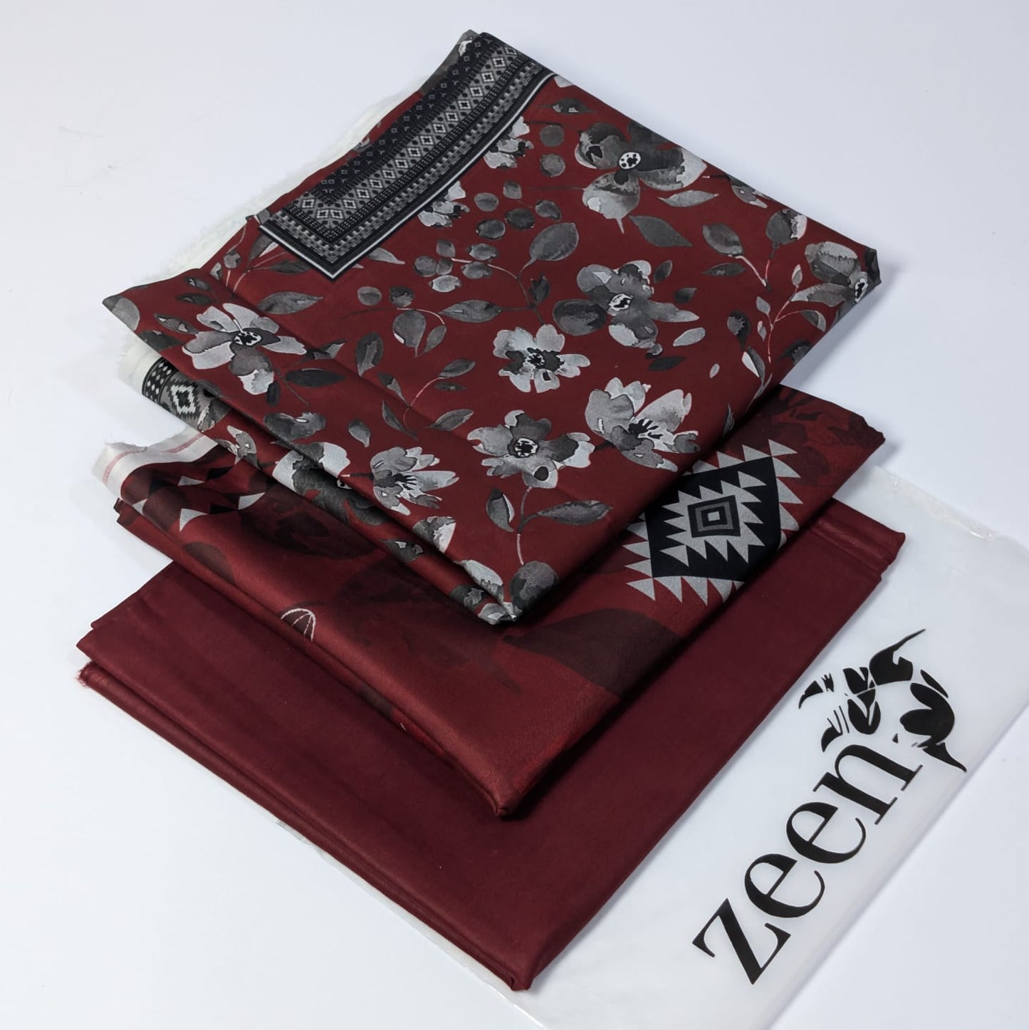 Zeen Printed Lawn Unstitched 3Piece D-157