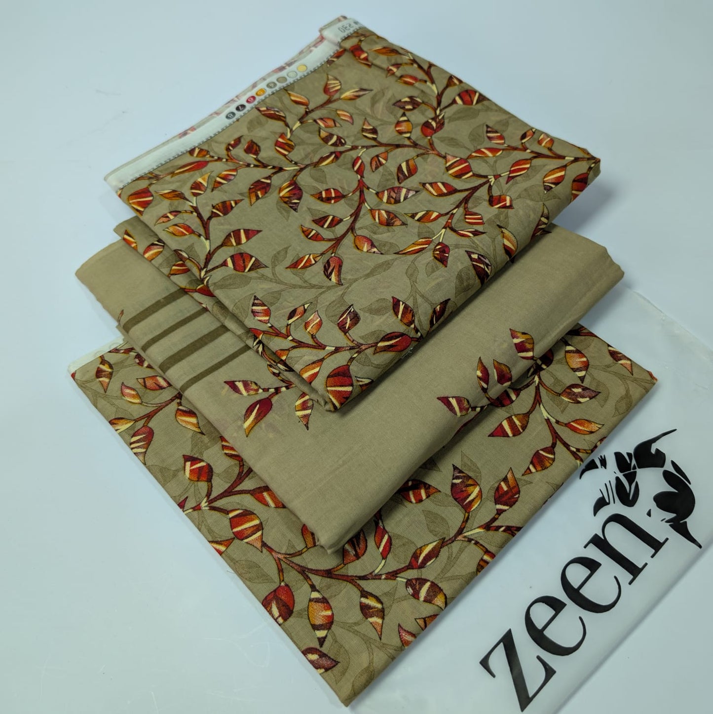 Zeen Printed Lawn Unstitched 3Piece D-108