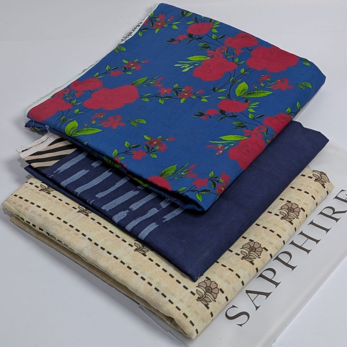 Sapphire Lawn Printed 3Piece D-008