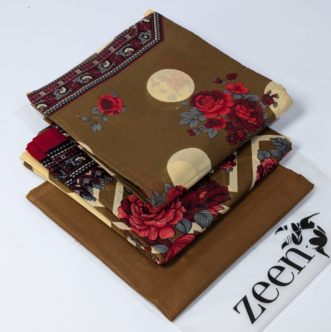 Zeen Printed Lawn Unstitched 3Piece D-150