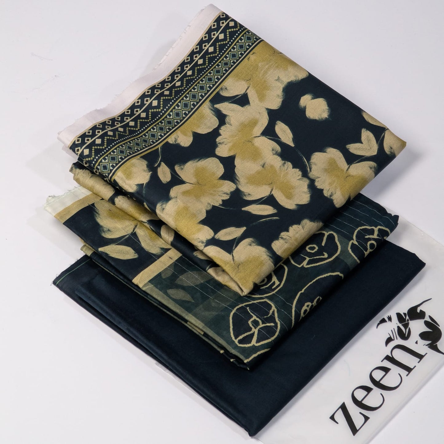 Zeen Printed Lawn Unstitched 3Piece D-156