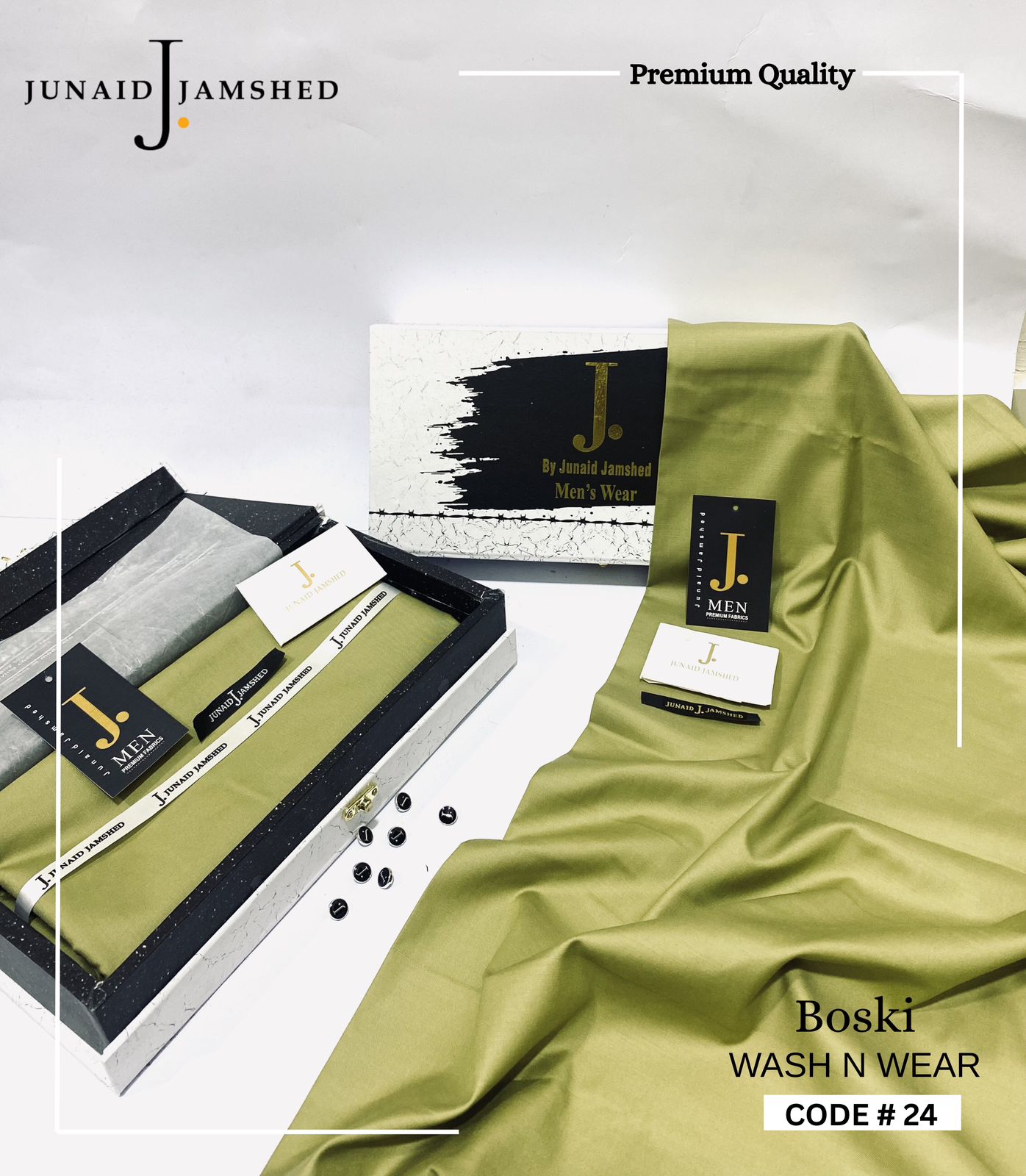 Premium J. Boski Fabric for Men | Luxury Boski D#24