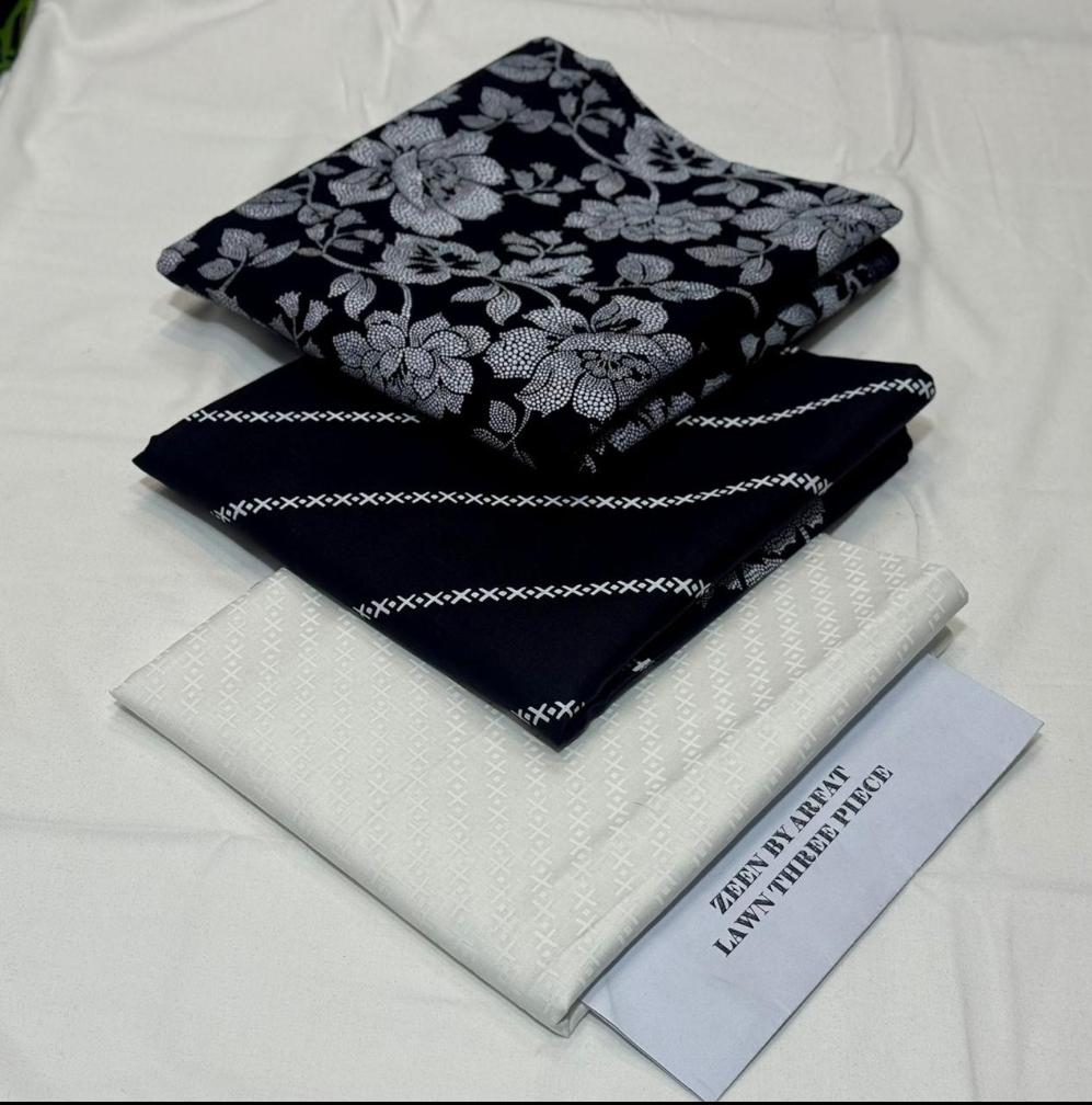 Zeen Printed Lawn Unstitched 3Piece D-56