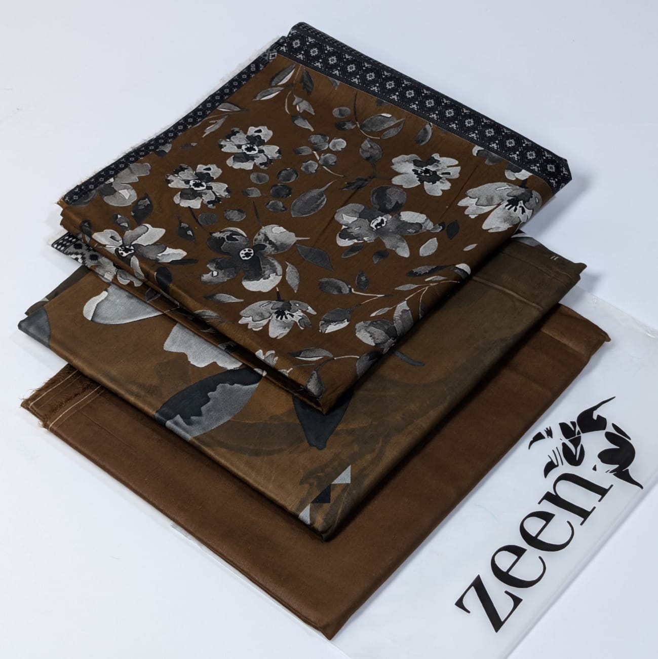 Zeen Printed Lawn Unstitched 3Piece D-165