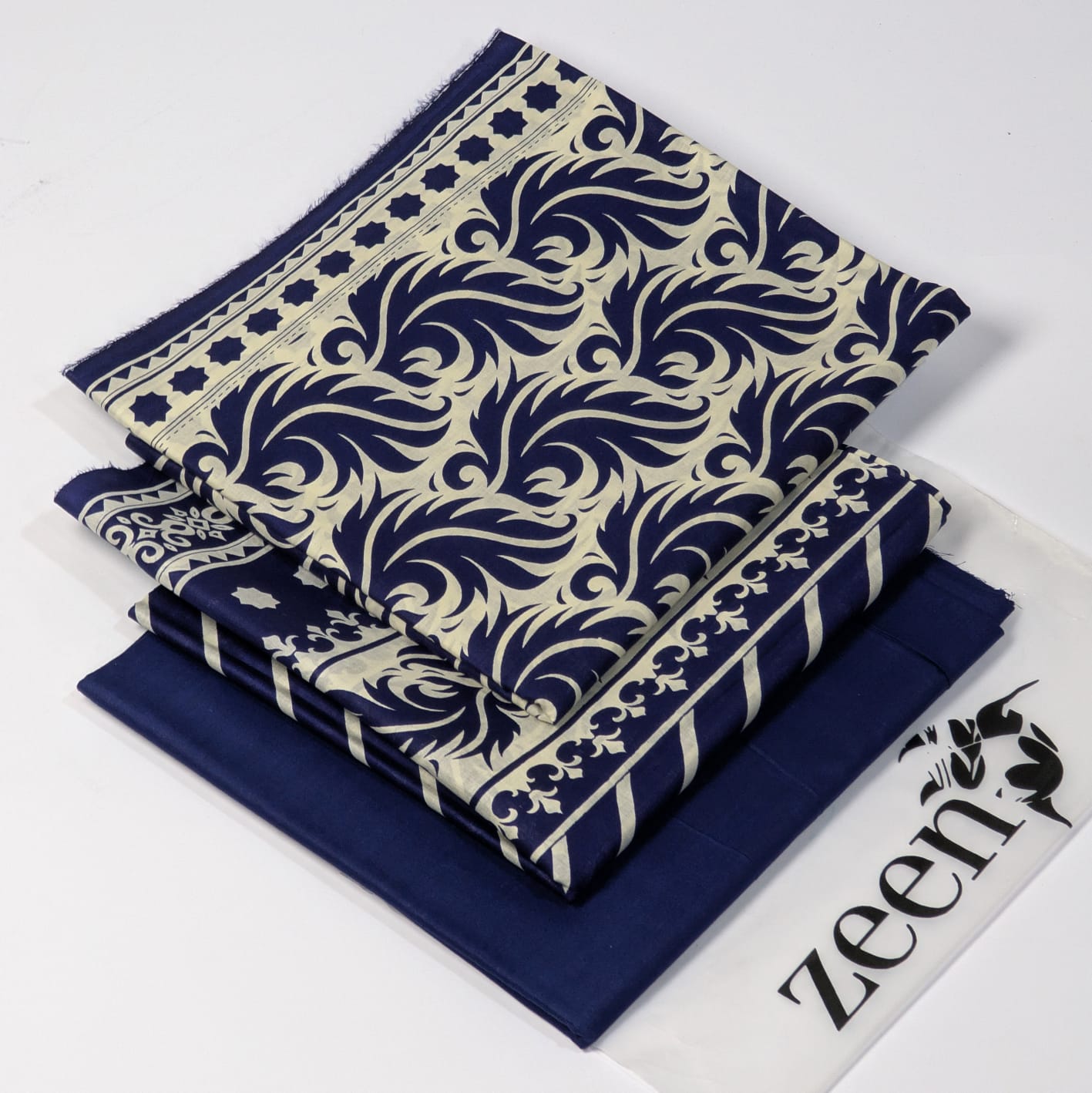 Zeen Printed Lawn Unstitched 3Piece D-123