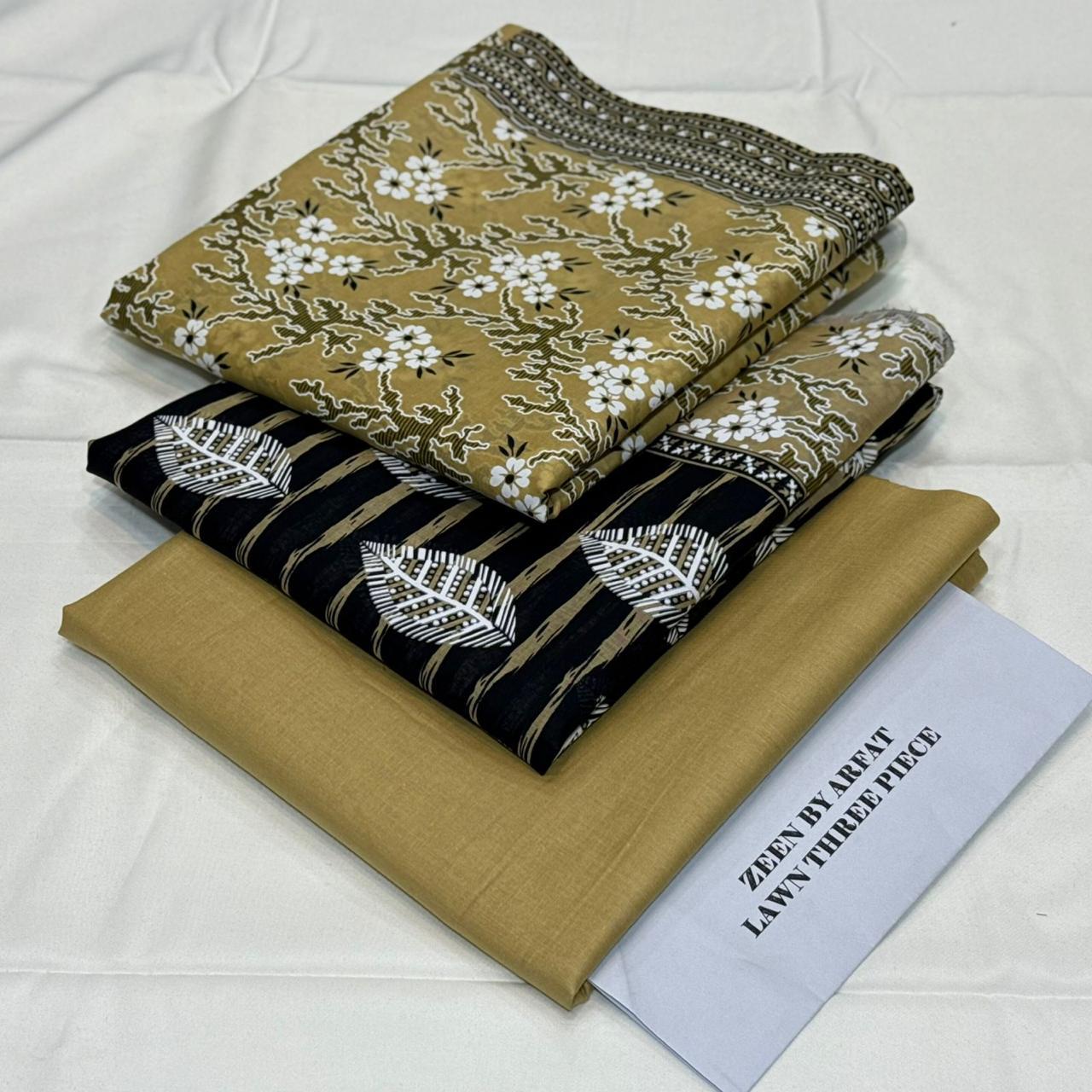 Zeen Printed Lawn Unstitched 3Piece D-49
