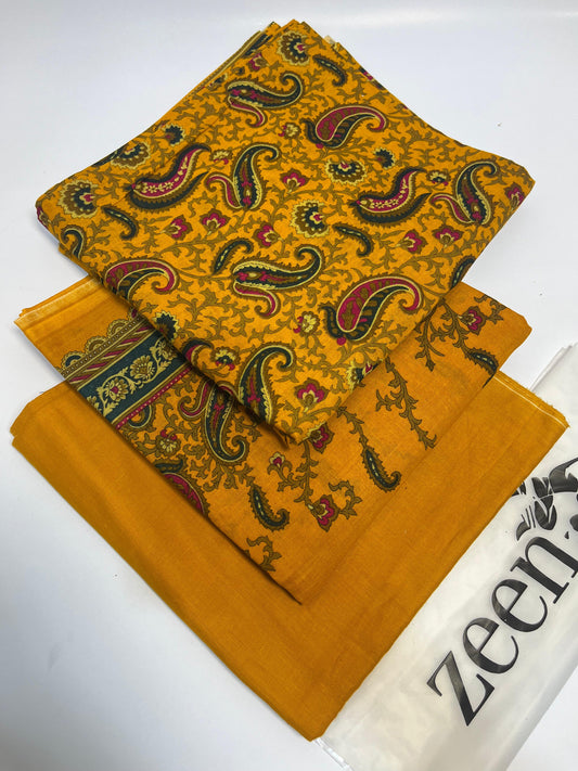 Zeen Printed Lawn Unstitched 3Piece D-89