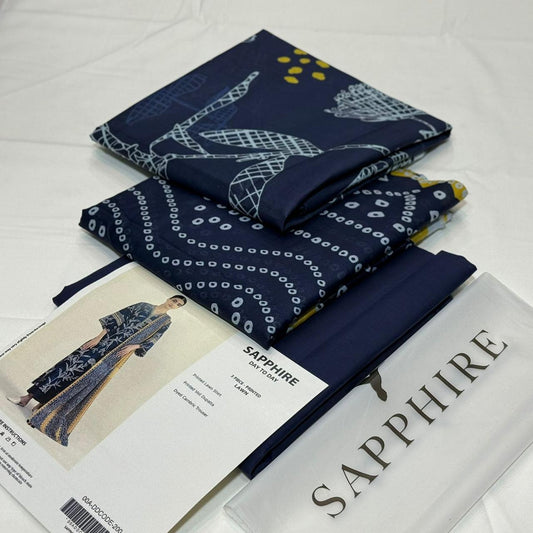 Sapphire Lawn Printed 3Piece D-23