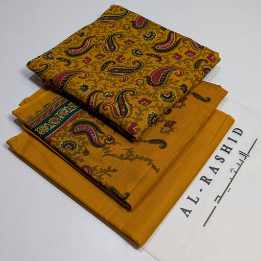 AL-RASHID  Printed Lawn Unstitched 3Piece D-016