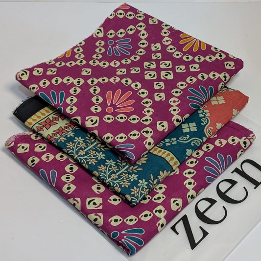 Zeen Printed Lawn Unstitched 3Piece D-190