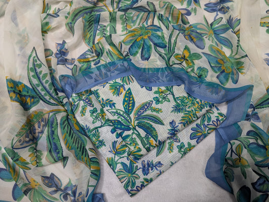 Premium 3PC Lawn Suit with Chiffon Dupatta D-26