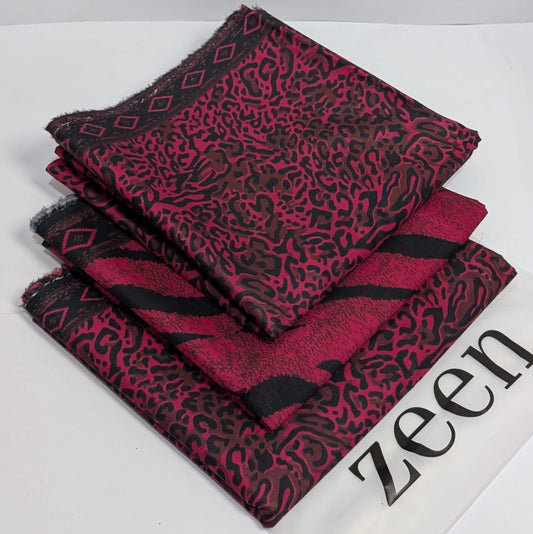 Zeen Printed Lawn Unstitched 3Piece D-203