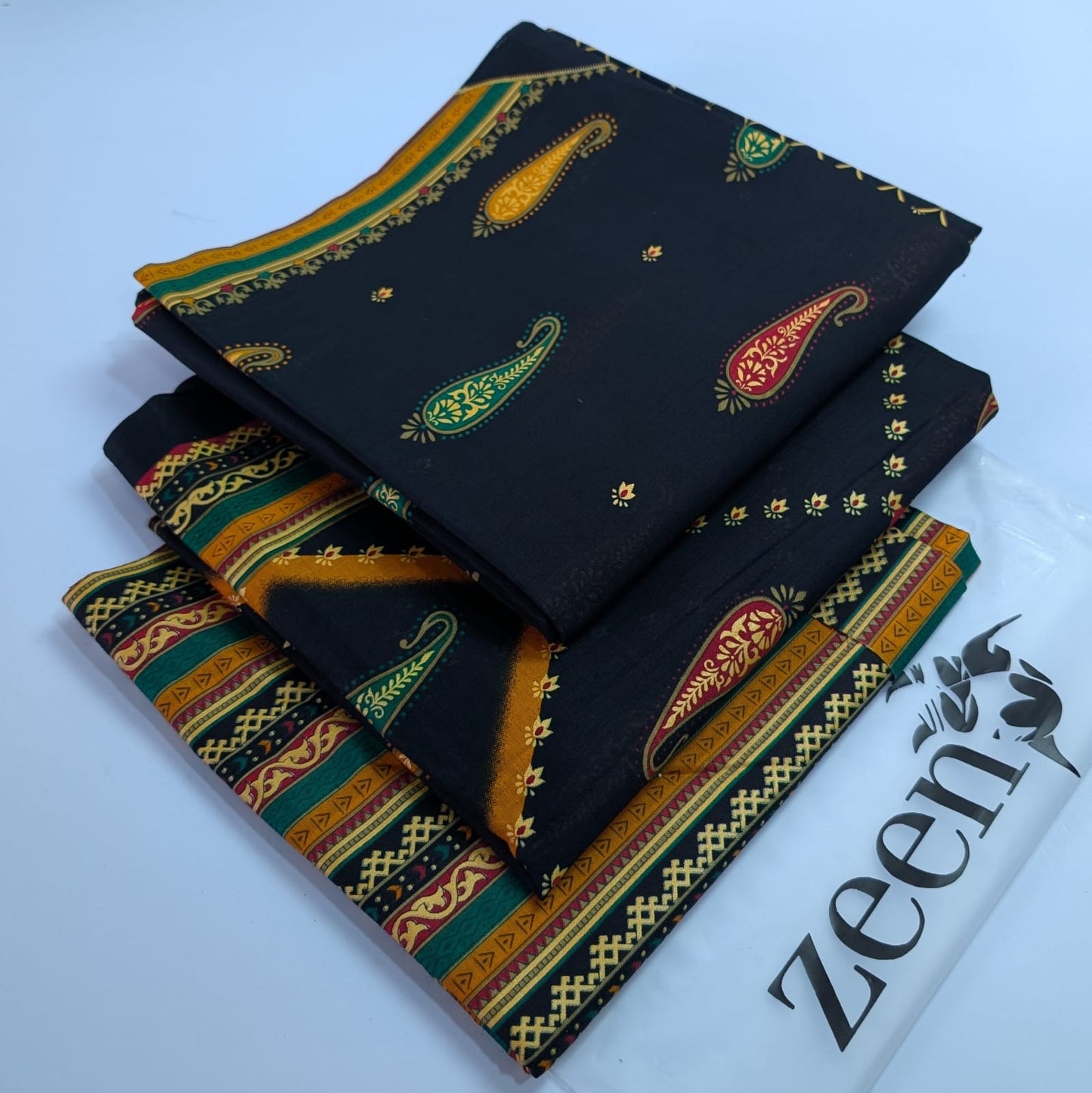 Zeen Printed Lawn Unstitched 3Piece D-102