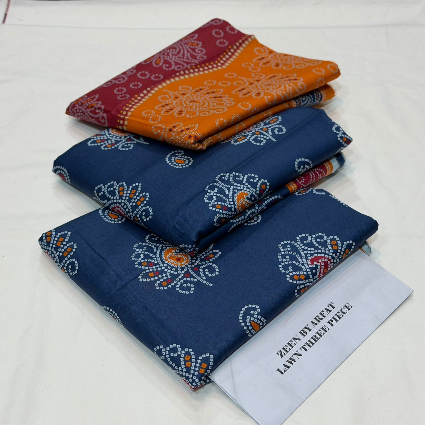 Zeen Printed Lawn Unstitched 3Piece D-0008
