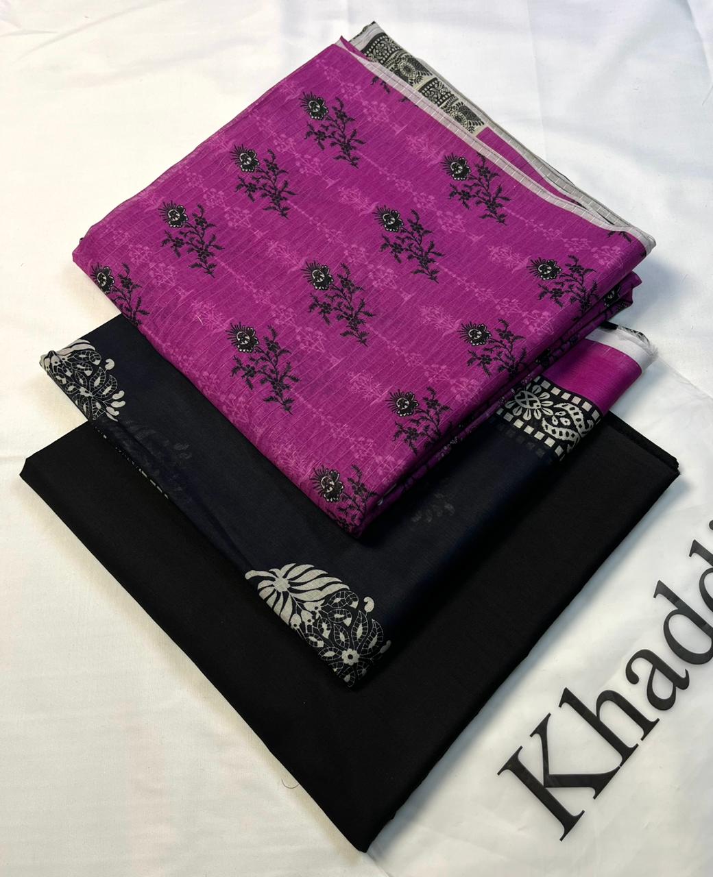 Khaddi Lawn Printed 3Piece D-003