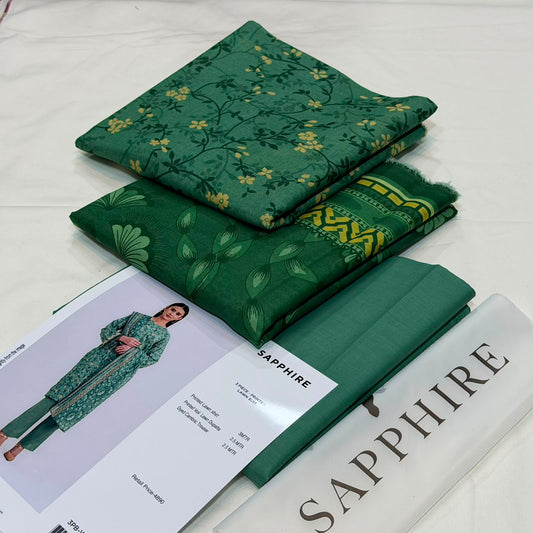 Sapphire Lawn Printed 3Piece D-02