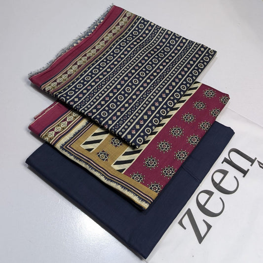 Zeen Printed Lawn Unstitched 3Piece D-0032