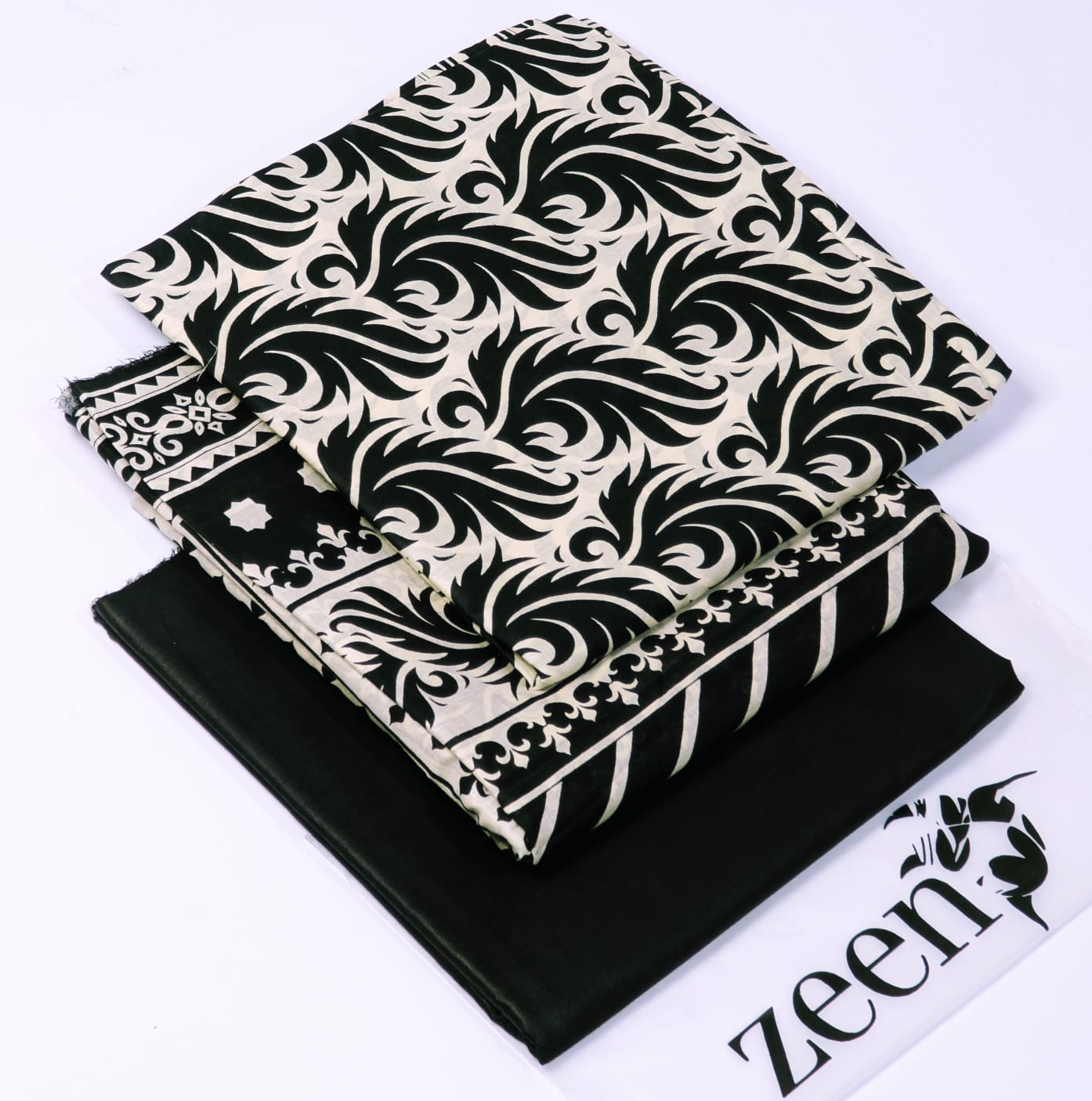 Zeen Printed Lawn Unstitched 3Piece D-111