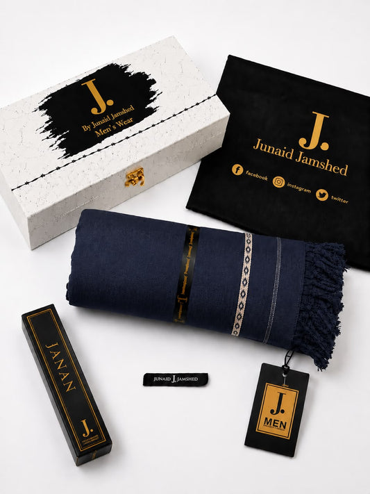 J. Men Premium Wool Shawl+ Perfume D-009
