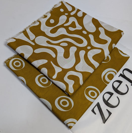Zeen Printed Lawn Unstitched 2Piece D-010