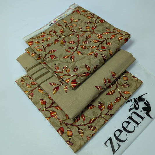 Zeen Printed Lawn Unstitched 3Piece D-108
