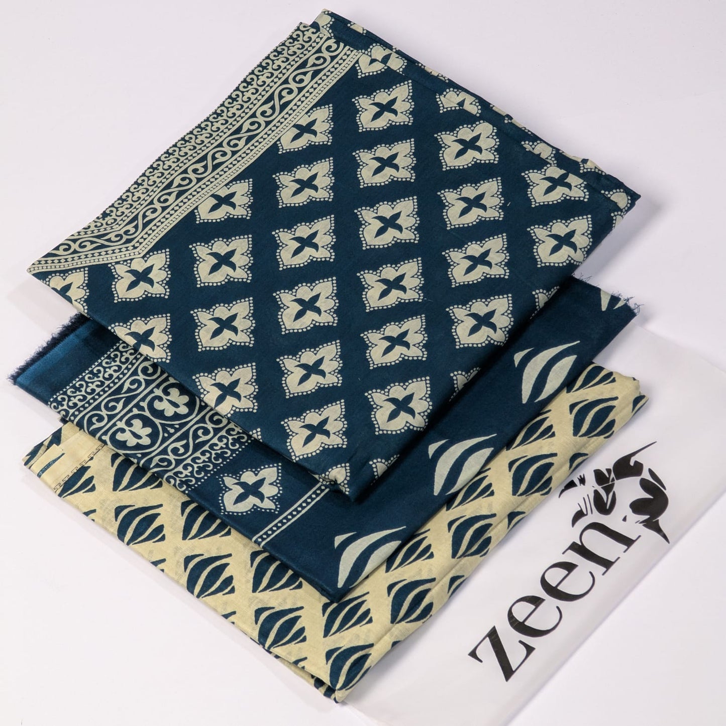 Zeen Printed Lawn Unstitched 3Piece D-152