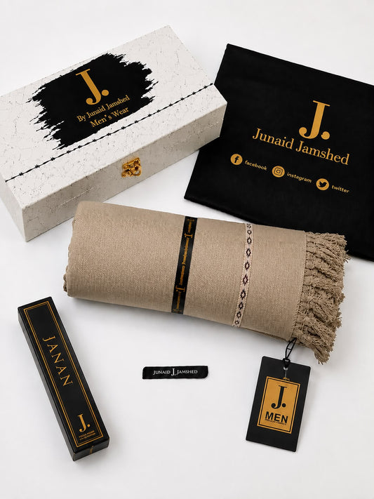 J. Men Premium Wool Shawl+ Perfume D-004