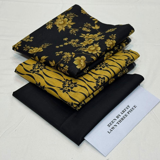 Zeen Printed Lawn Unstitched 3Piece D-34