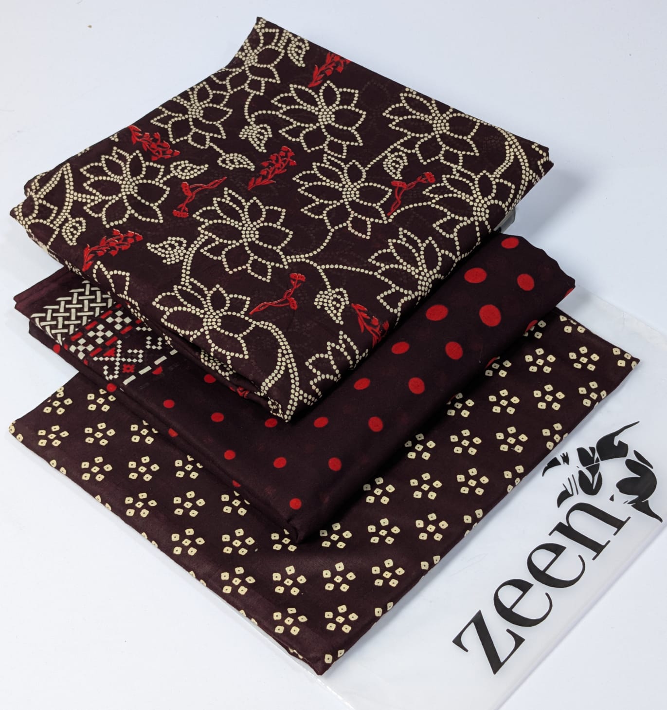 Zeen Printed Lawn Unstitched 3Piece D-129