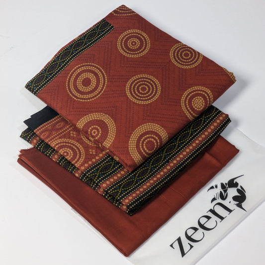 Zeen Printed Lawn Unstitched 3Piece D-141