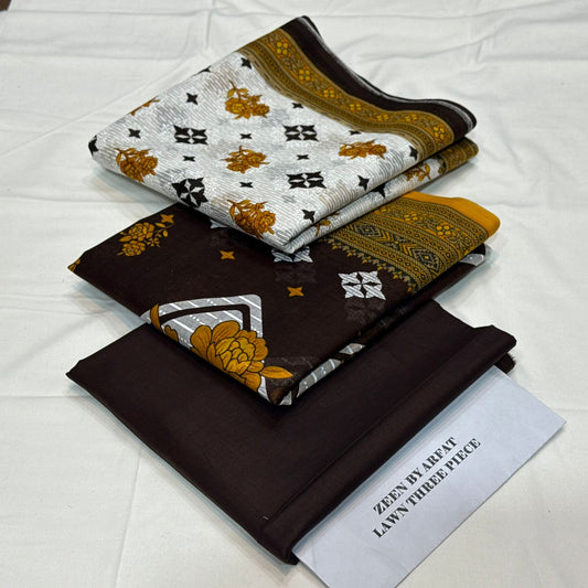 Zeen Printed Lawn Unstitched 3Piece D-54