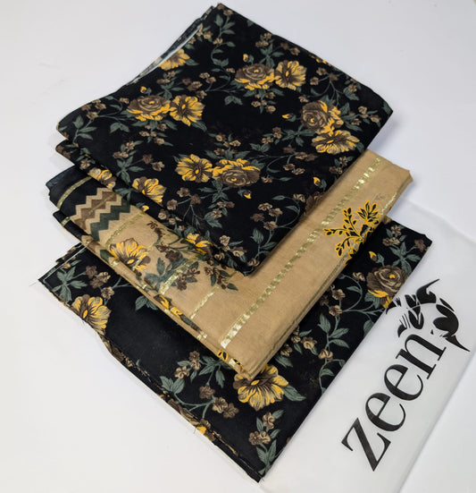 Zeen Printed Lawn Unstitched 3Piece D-119