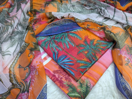 Premium 3PC Lawn Suit with Chiffon Dupatta D-07