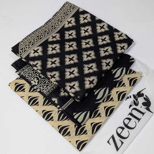 Zeen Printed Lawn Unstitched 3Piece D-107