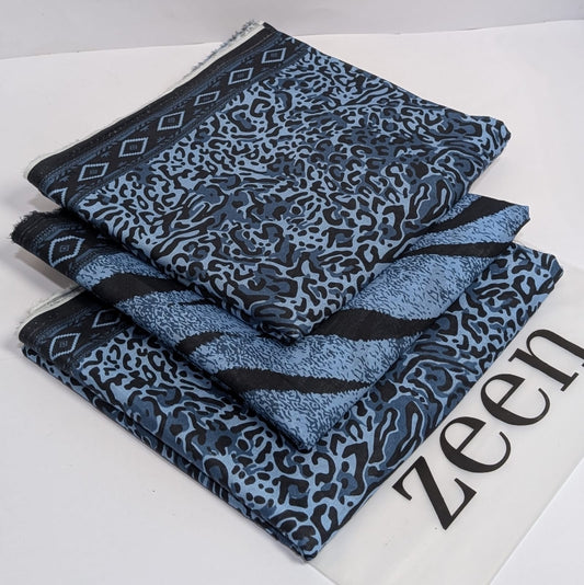 Zeen Printed Lawn Unstitched 3Piece D-202