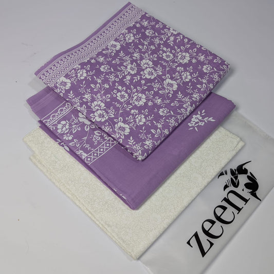 Zeen Printed Lawn Unstitched 3Piece D-167