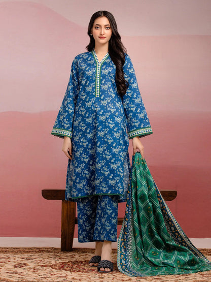 EDENROBE Lawn Printed 3Piece D-006