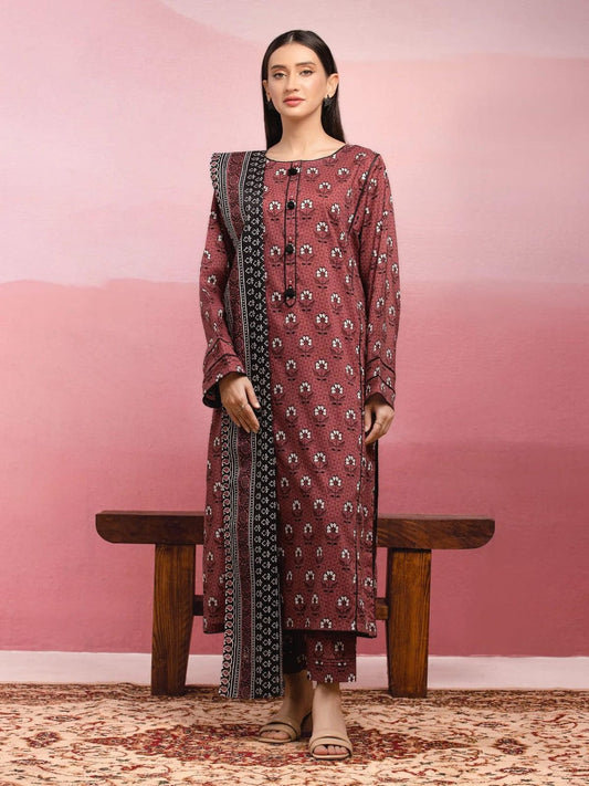 EDENROBE Lawn Printed 3Piece D-005