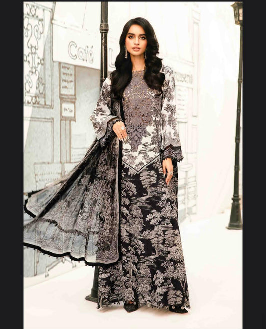 MARIA B Lawn Printed 3Piece D-009