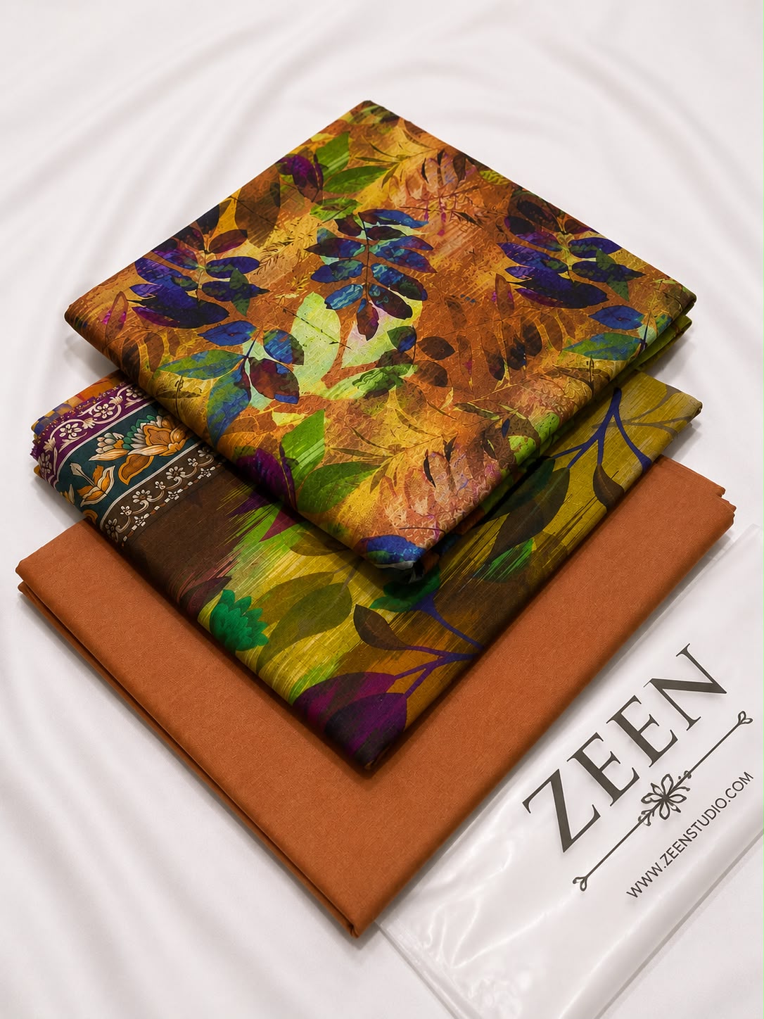 Zeen Printed Lawn Unstitched 3Piece D-0024