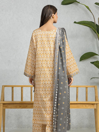 EDENROBE Lawn Printed 3Piece D-004