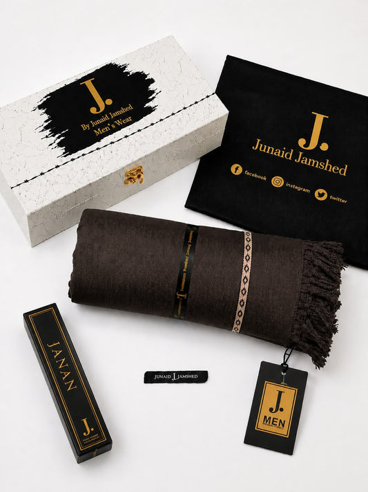 J. Men Premium Wool Shawl+ Perfume D-005