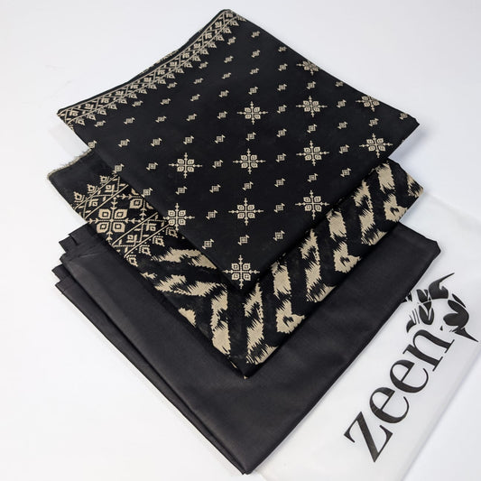 Zeen Printed Lawn Unstitched 3Piece D-121