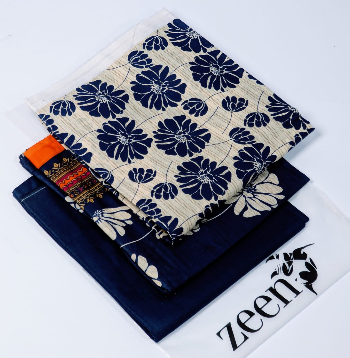 Zeen Printed Lawn Unstitched 3Piece D-117