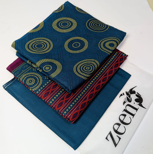 Zeen Printed Lawn Unstitched 3Piece D-122