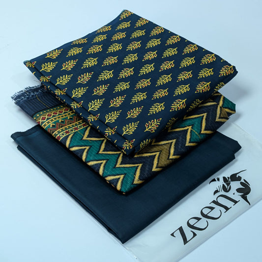 Zeen Printed Lawn Unstitched 3Piece D-142