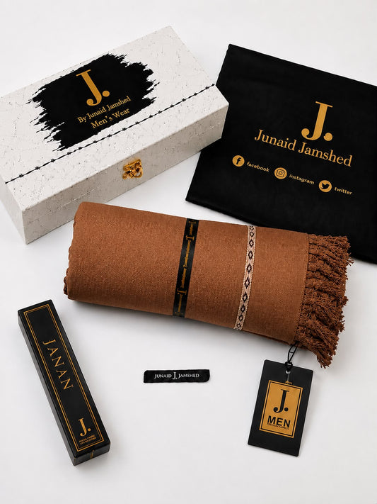 J. Men Premium Wool Shawl+ Perfume D-010