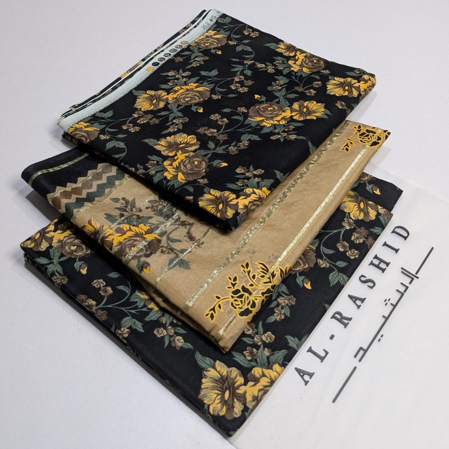 AL-RASHID  Printed Lawn Unstitched 3Piece D-050