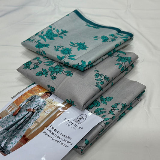 Sapphire Original Base Digital Print 3PC Suit